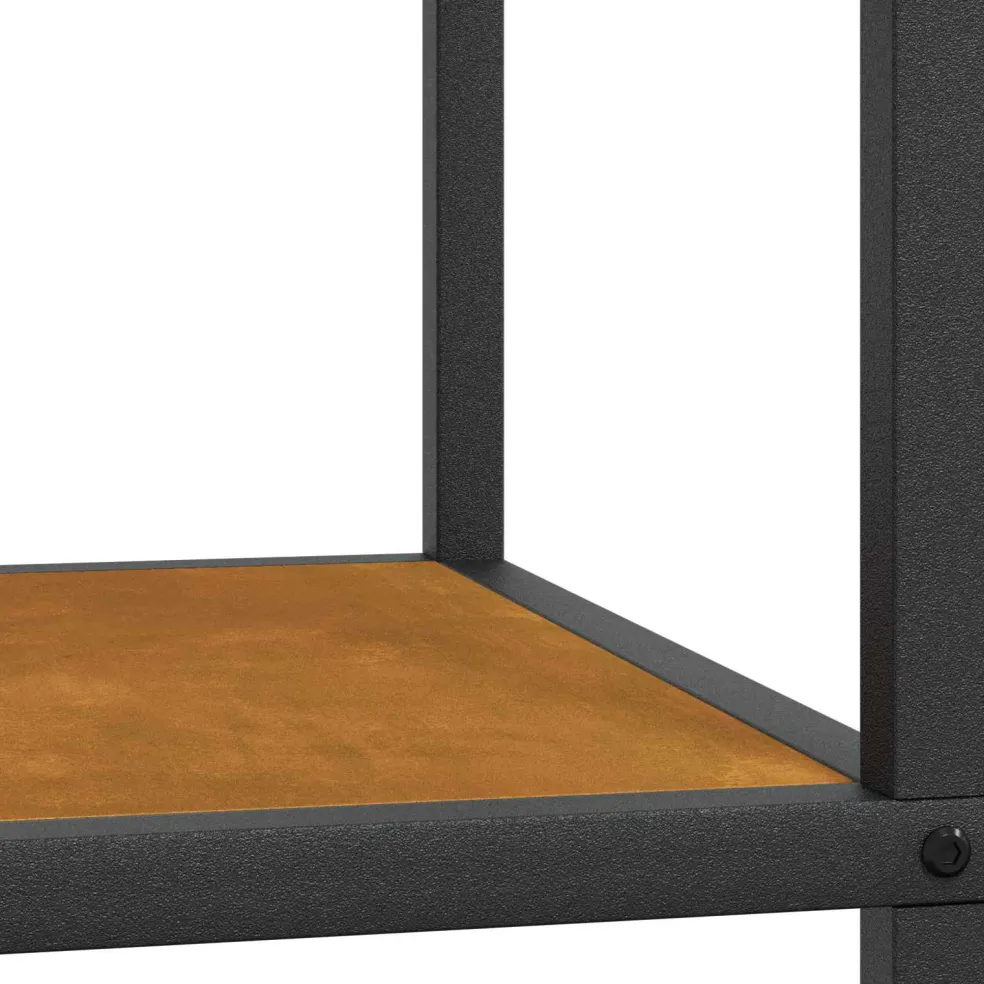 vidaXL Keukenplankeenheid HATTEM Roestig 90 x 50 x 92 cm Staal
