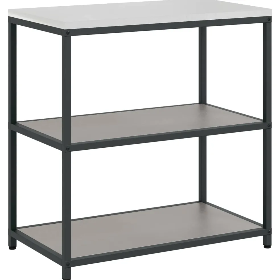 vidaXL Keukenplankeenheid HATTEM Roestig 90 x 50 x 92 cm Staal