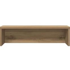 vidaXL Keukenrekken stapelbaar 2 st 50x15x16 cm artisanaal eikenkleur