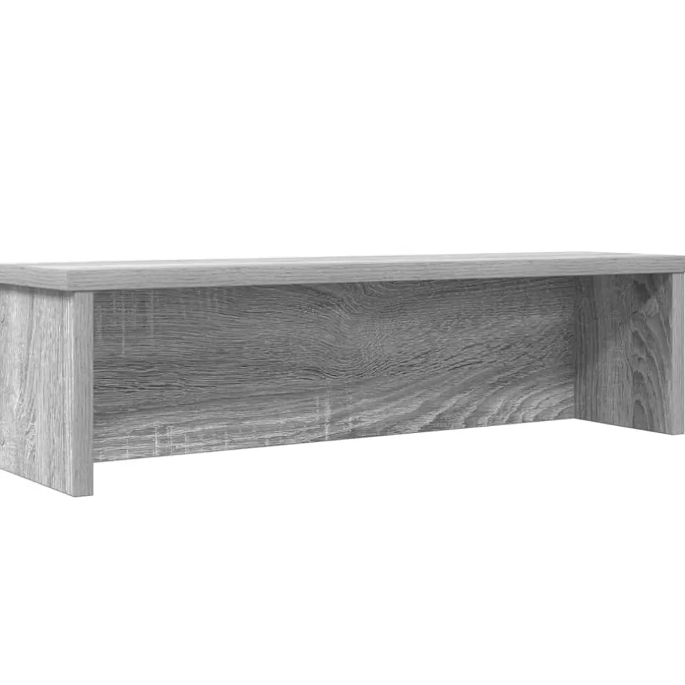 vidaXL Keukenrek stapelbaar 50x15x16cm bewerkt hout grijs sonoma eiken