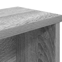 vidaXL Keukenrek stapelbaar 50x15x16cm bewerkt hout grijs sonoma eiken