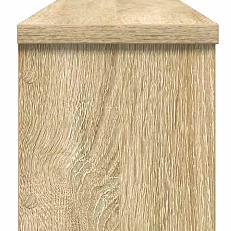 vidaXL Keukenrek stapelbaar 50x15x16 cm bewerkt hout sonoma eikenkleur