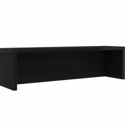 vidaXL Keukenrek stapelbaar 60x15x16 cm bewerkt hout zwart