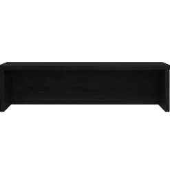 vidaXL Keukenrek stapelbaar 60x15x16 cm bewerkt hout zwart
