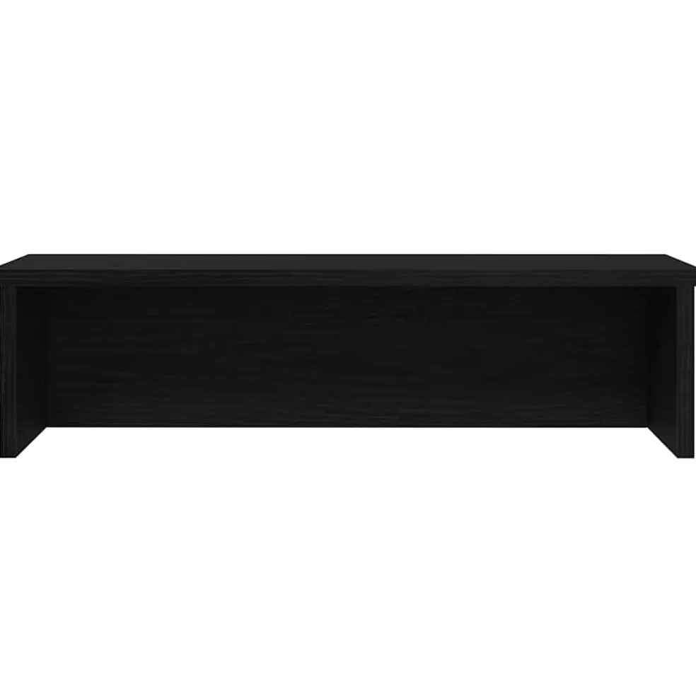 vidaXL Keukenrek stapelbaar 60x15x16 cm bewerkt hout zwart