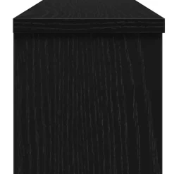 vidaXL Keukenrek stapelbaar 60x15x16 cm bewerkt hout zwart