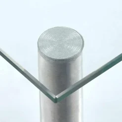 vidaXL Keukenschap 45x16x26 cm gehard glas transparent