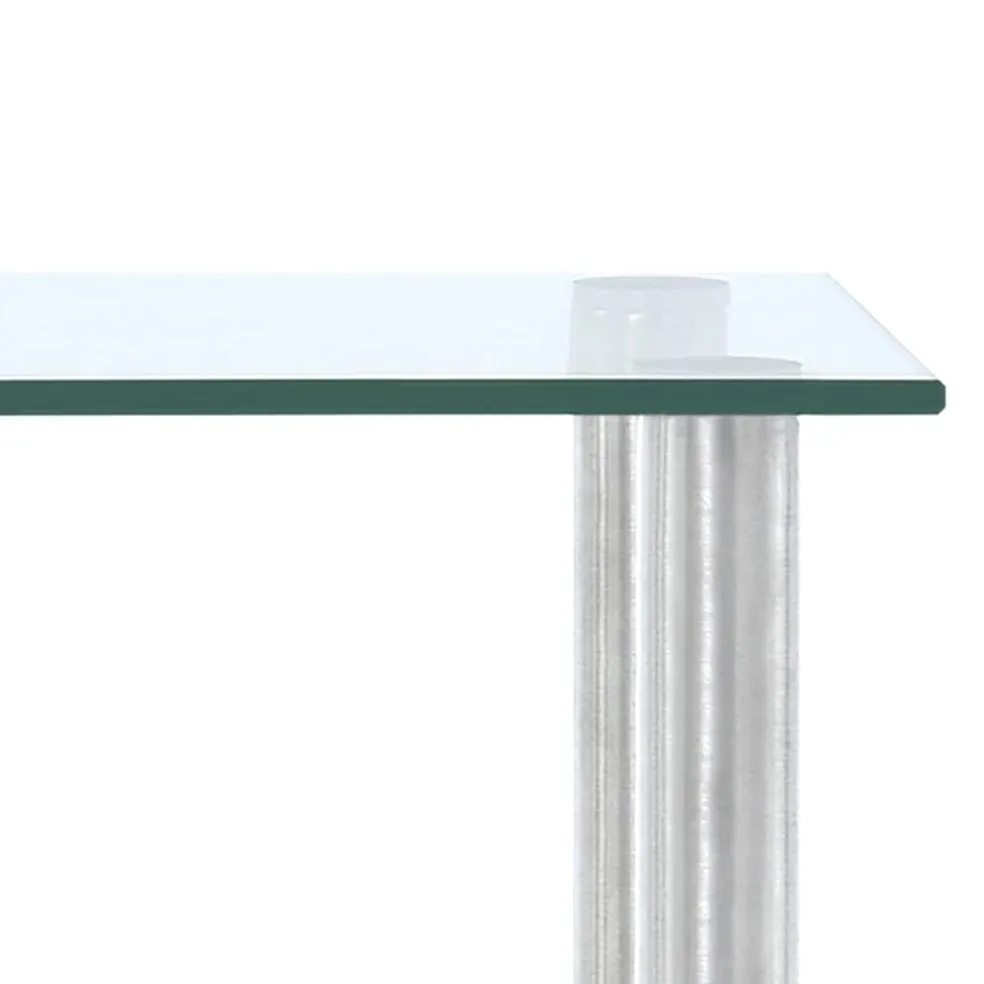 vidaXL Keukenschap 45x16x26 cm gehard glas transparent