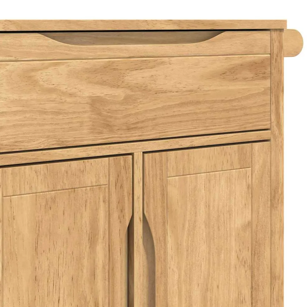 vidaXL Keuken Trolley FLORO Wasbruin 72,5 x 45 x 80 cm