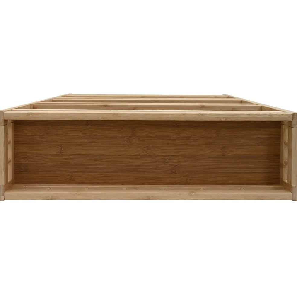 vidaXL Keukentrolley met Wielen Naturel 60 x 18 x 97 cm Bamboe