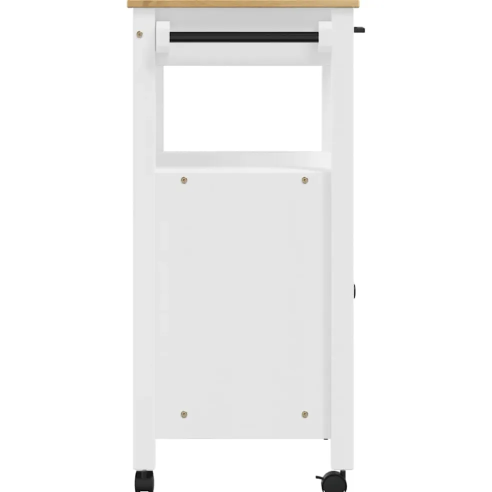 vidaXL Keukentrolley MONZA 60x40x88,5 cm massief grenenhout