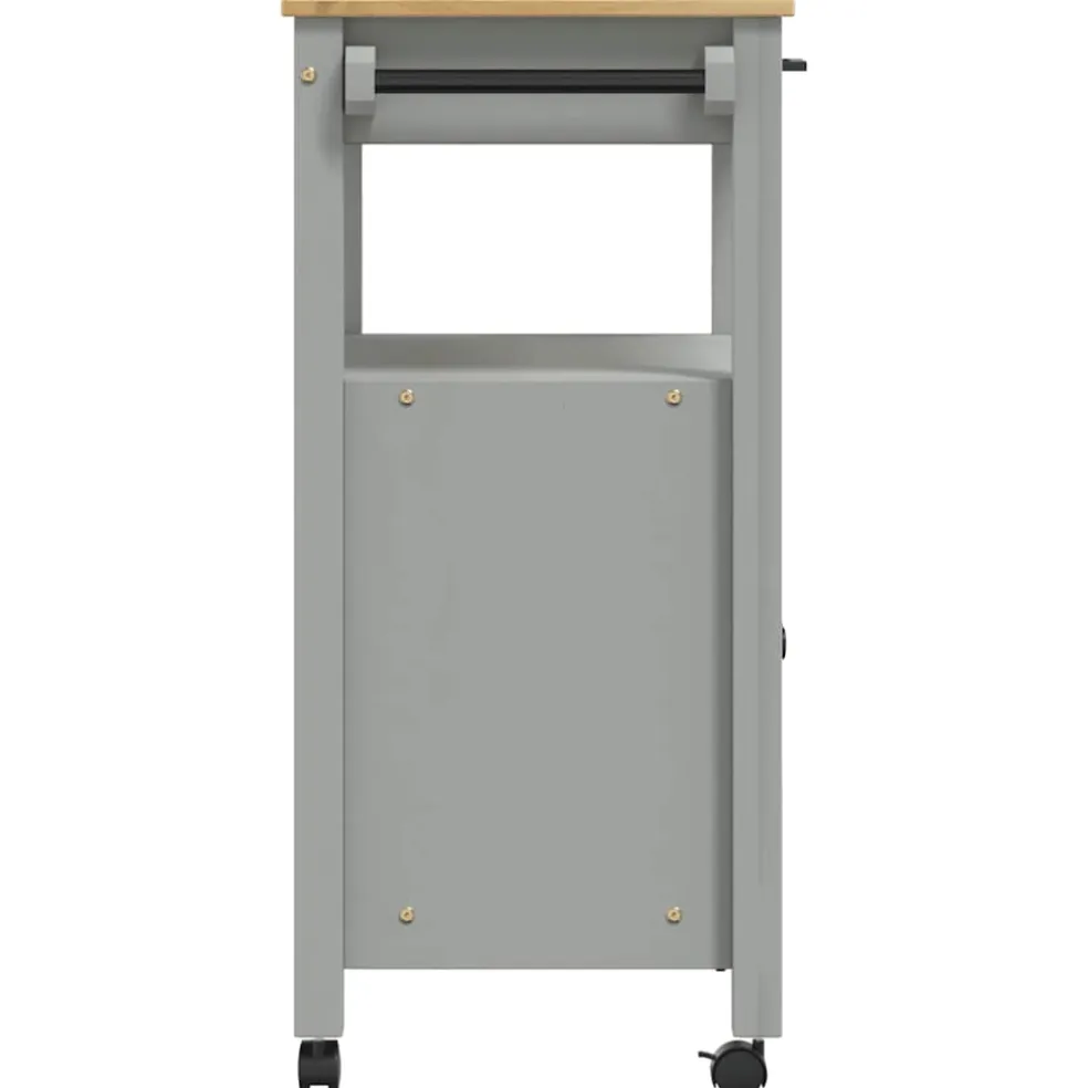 vidaXL Keukentrolley MONZA 60x40x88,5 cm massief grenenhout
