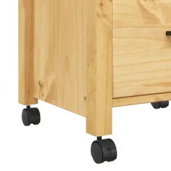 vidaXL Keukentrolley MONZA 48x40x88,5 cm massief grenenhout