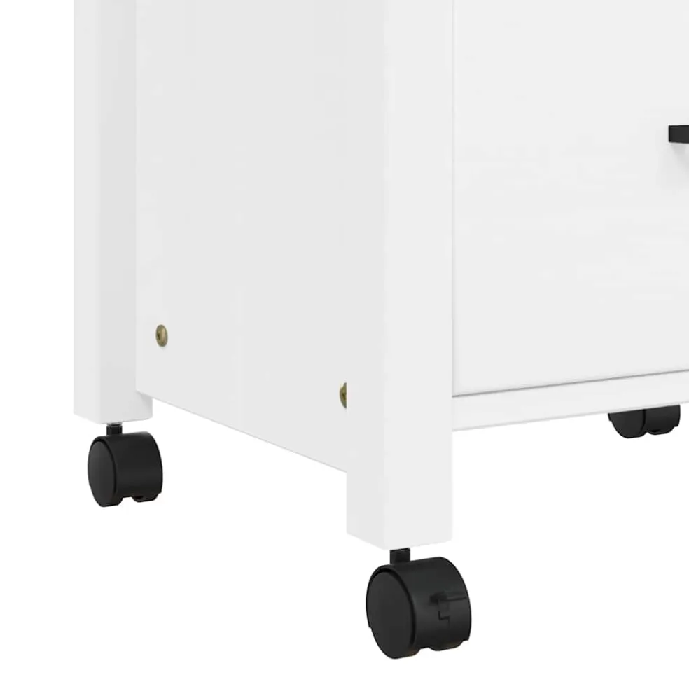 vidaXL Keukentrolley MONZA 48x40x88,5 cm massief grenenhout