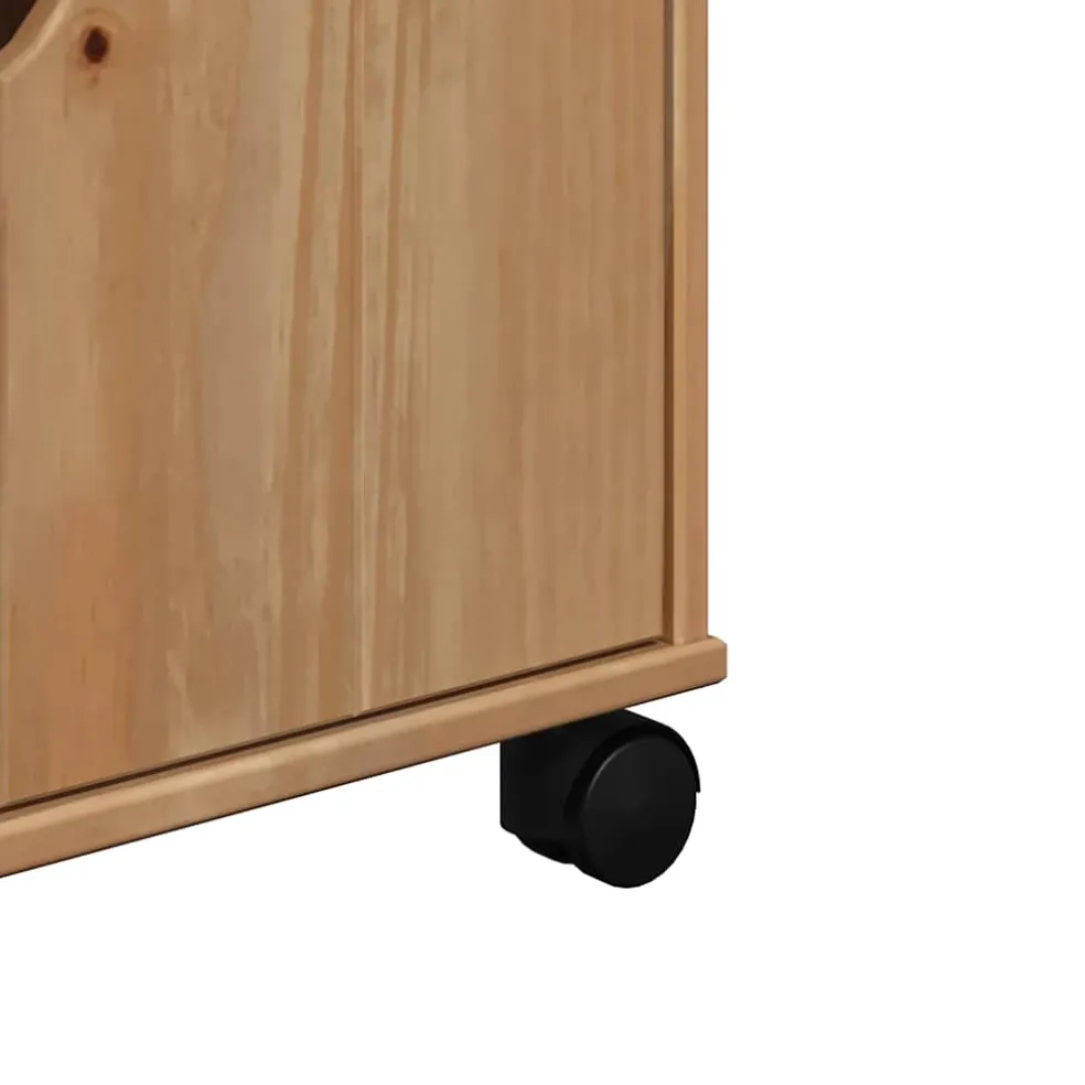 vidaXL Keukentrolley OTTA 59x45x80 cm massief grenenhout