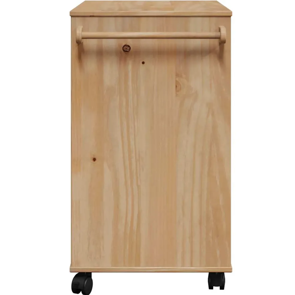 vidaXL Keukentrolley OTTA 59x45x80 cm massief grenenhout