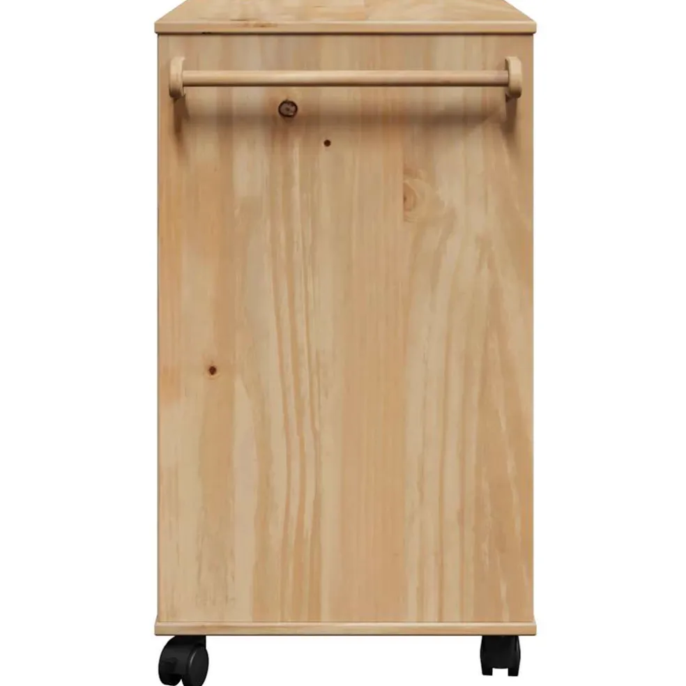 vidaXL Keukentrolley OTTA 59x45x80 cm massief grenenhout