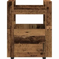 vidaXL Keuken Trolley Oud hout 60 x 45 x 80 cm Bewerkt hout