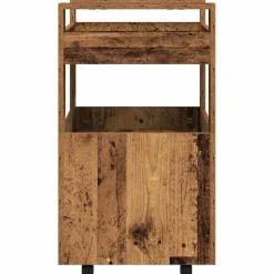 vidaXL Keuken Trolley Oud hout 60 x 45 x 80 cm Bewerkt hout