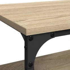vidaXL Keuken Trolley Sonoma Eiken 60 x 41 x 80,5 cm Bewerkt hout