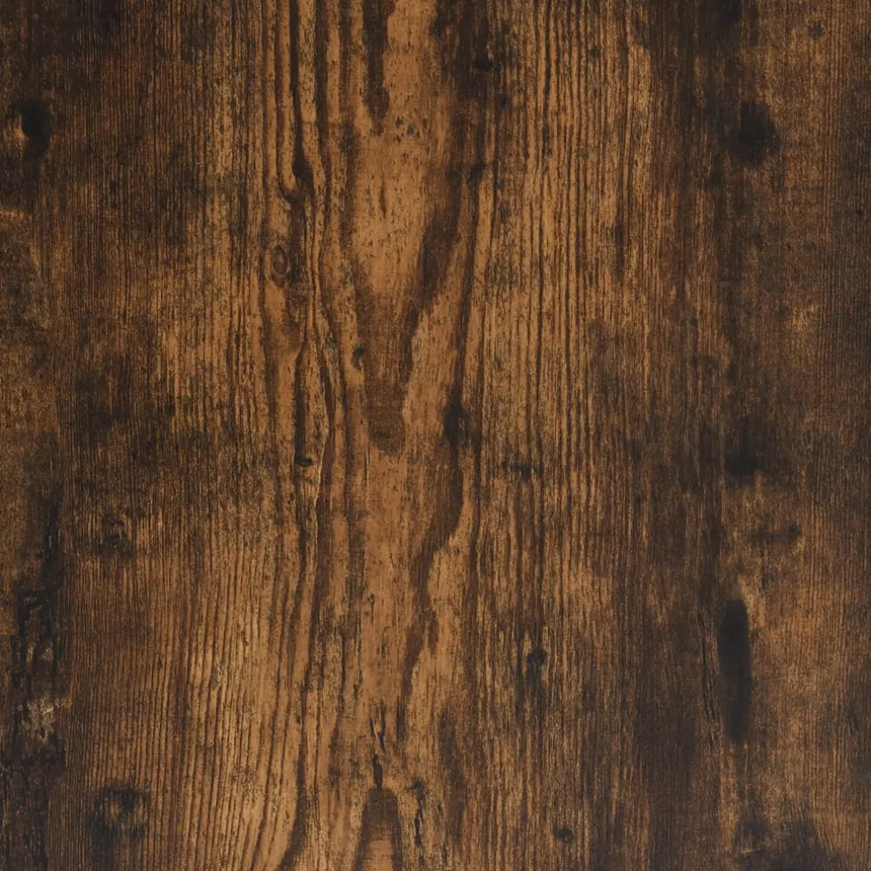 vidaXL Keukentrolley 82x40x78,5 cm bewerkt hout gerookt eikenkleurig