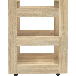 vidaXL Keukentrolley 60x45x80 cm bewerkt hout sonoma eikenkleurig