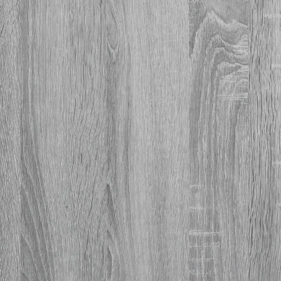 vidaXL Keukentrolley 56x43x89,5 cm bewerkt hout grijs sonoma eiken