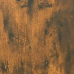 vidaXL Keukentrolley 60x45x80 cm bewerkt hout gerookt eikenkleurig