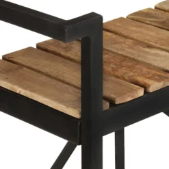 vidaXL Keukentrolley 87x36x81 cm massief mangohout