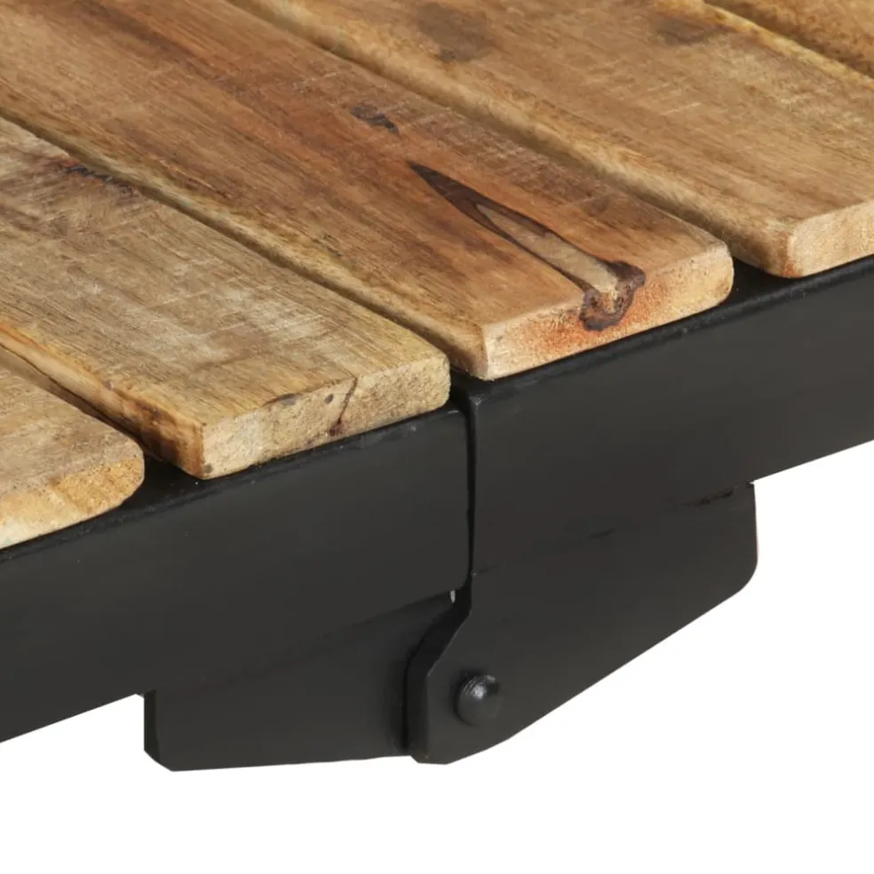vidaXL Keukentrolley 87x36x81 cm massief mangohout