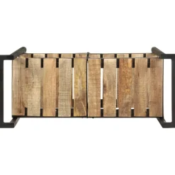 vidaXL Keukentrolley 87x36x81 cm massief mangohout