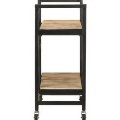 vidaXL Keukentrolley 87x36x81 cm massief mangohout