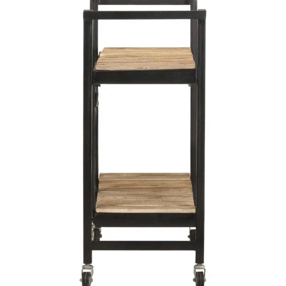 vidaXL Keukentrolley 87x36x81 cm massief mangohout