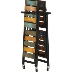 vidaXL Keukentrolley 87x36x81 cm massief gerecycled hout