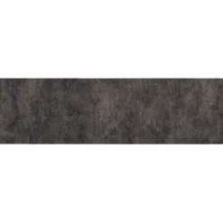 vidaXL Keuken Vloerkleed zwart beton 150 x 45 cm 100% Polyamide