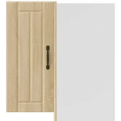 vidaXL Keukenwandhoekkast Lucca bewerkt hout sonoma eikenkleurig