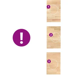 vidaXL Keuken werkblad rechthoekig 40x63,5x2,7 cm massief eikenhout