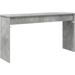 vidaXL Keyboardstand Beton Grijs 120 x 32 x 64 cm Bewerkt hout