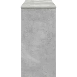 vidaXL Keyboardstand Beton Grijs 120 x 32 x 64 cm Bewerkt hout