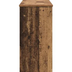 vidaXL Keyboardstand Oudhout 100 x 32 x 64 cm Bewerkt hout