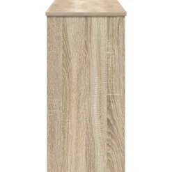 vidaXL Keyboardstand Sonoma Eiken 100 x 32 x 64 cm Bewerkt hout