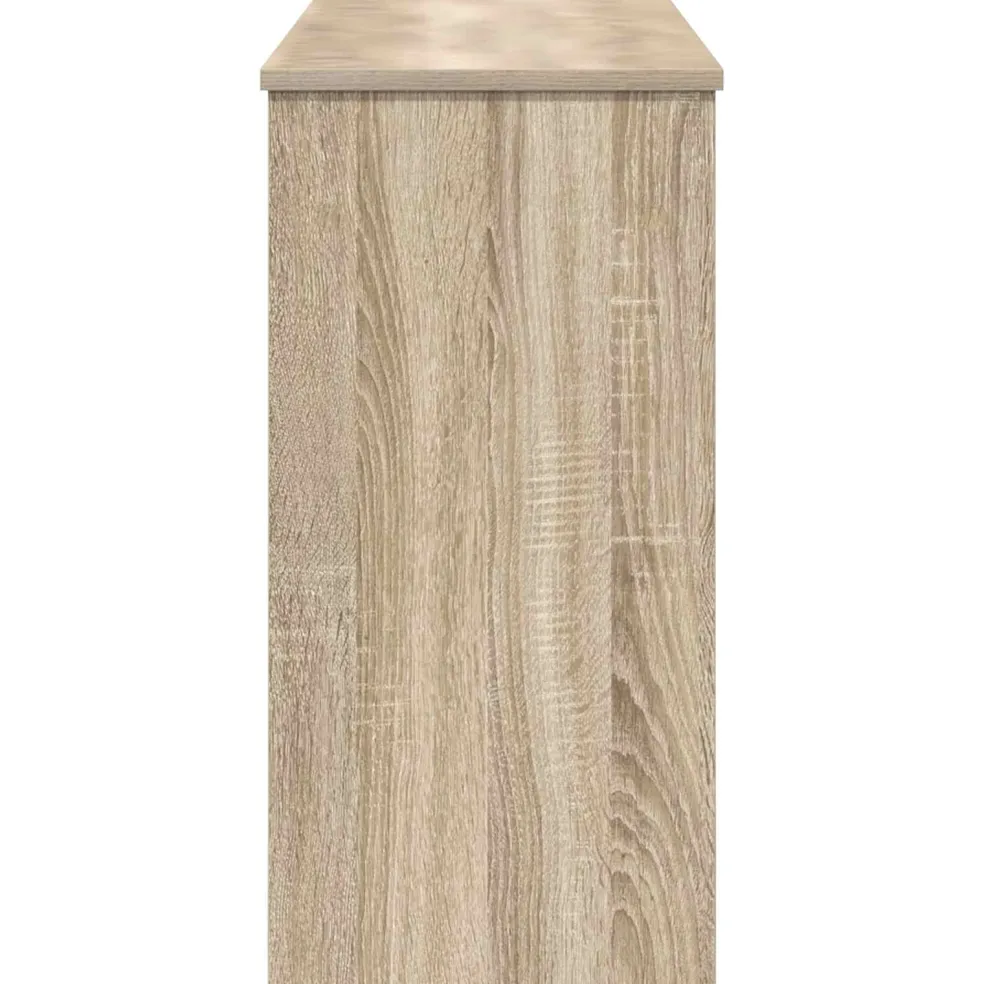 vidaXL Keyboardstand Sonoma Eiken 100 x 32 x 64 cm Bewerkt hout