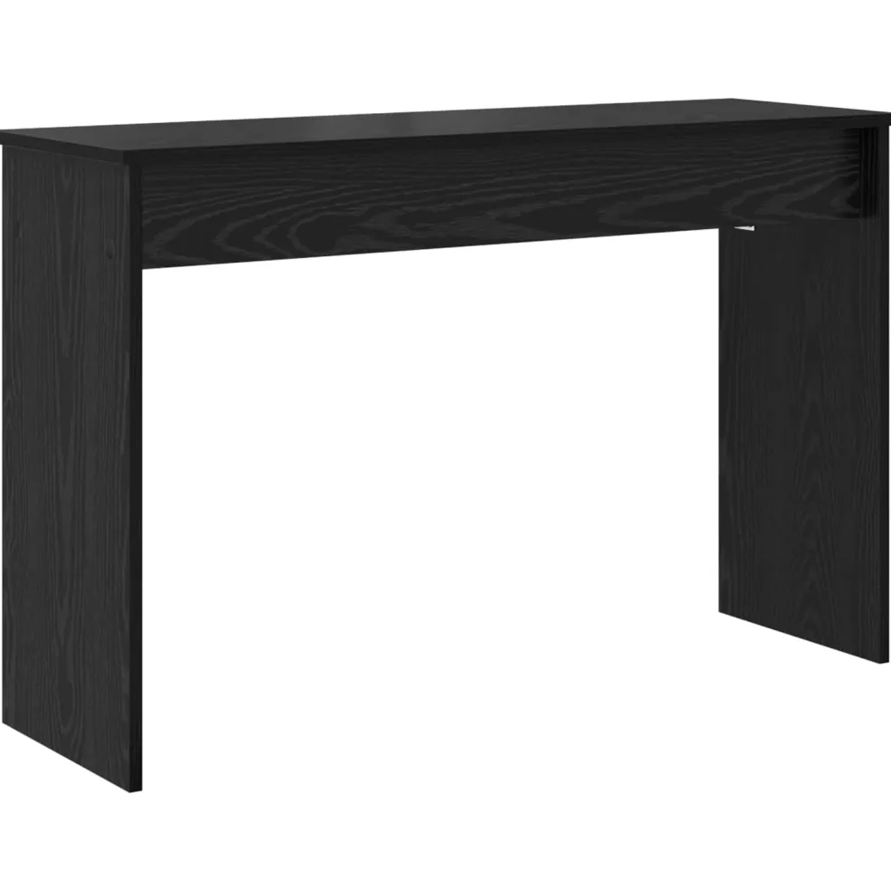 vidaXL Keyboardstand Zwart Eiken 100 x 32 x 64 cm Bewerkt hout