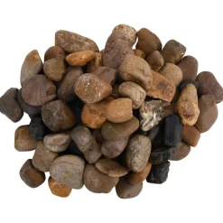 vidaXL Kiezelstenen gepolijst 2-5 cm 10 kg meerkleurig