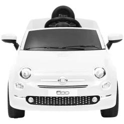 vidaXL Kinderauto Fiat 500 elektrisch wit