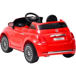 vidaXL Kinderauto Fiat 500 elektrisch rood