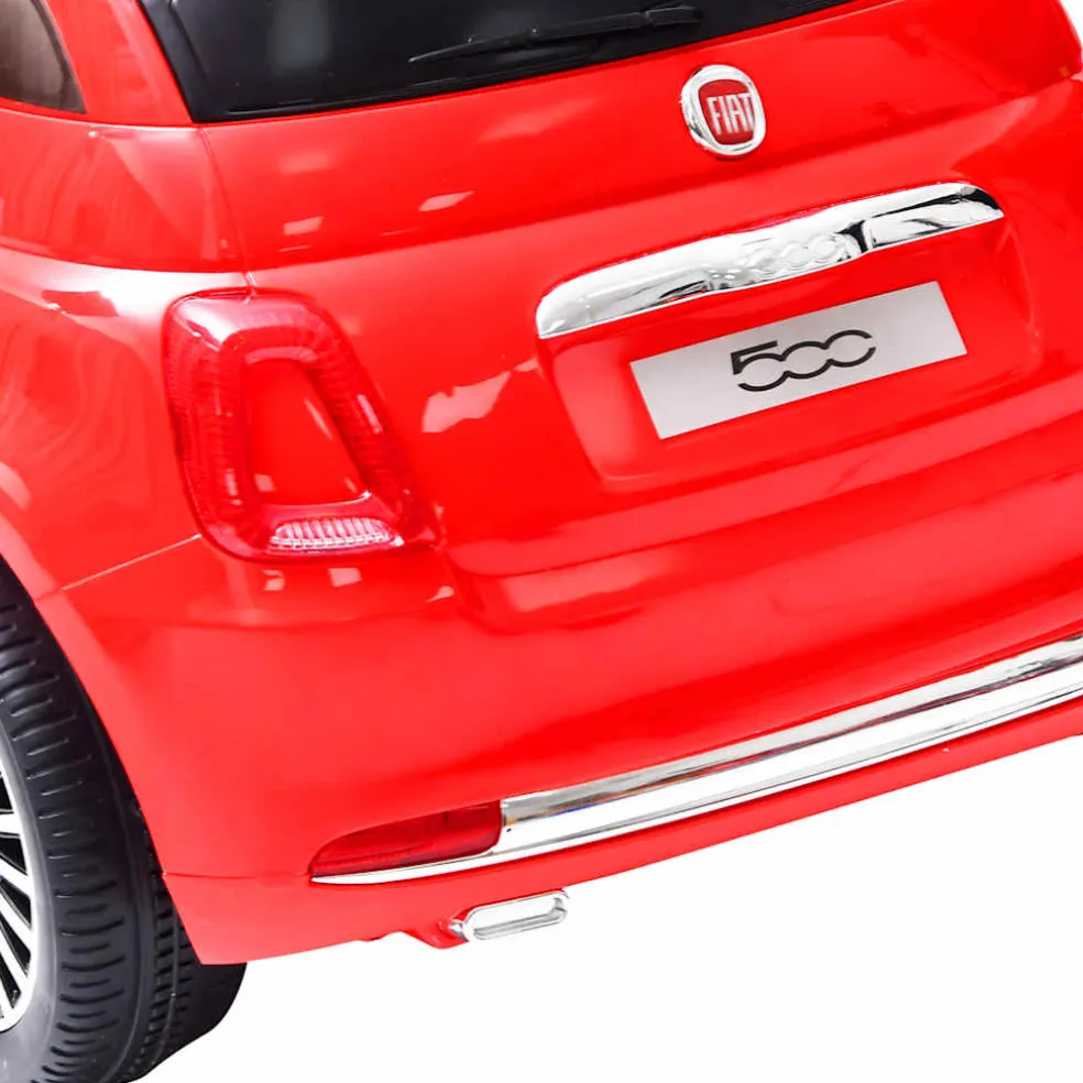 vidaXL Kinderauto Fiat 500 elektrisch rood