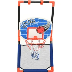 vidaXL Kinderbasketbalset multifunctioneel grond en muur