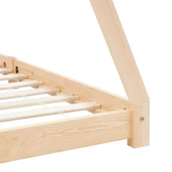vidaXL Kinderbedframe massief grenenhout 70x140 cm
