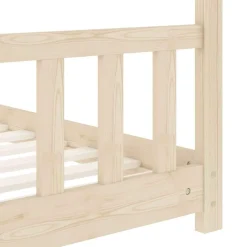 vidaXL Kinderbedframe massief grenenhout 70x140 cm